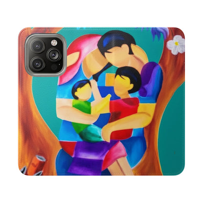 Embrace of the Filipino Family Flip Case