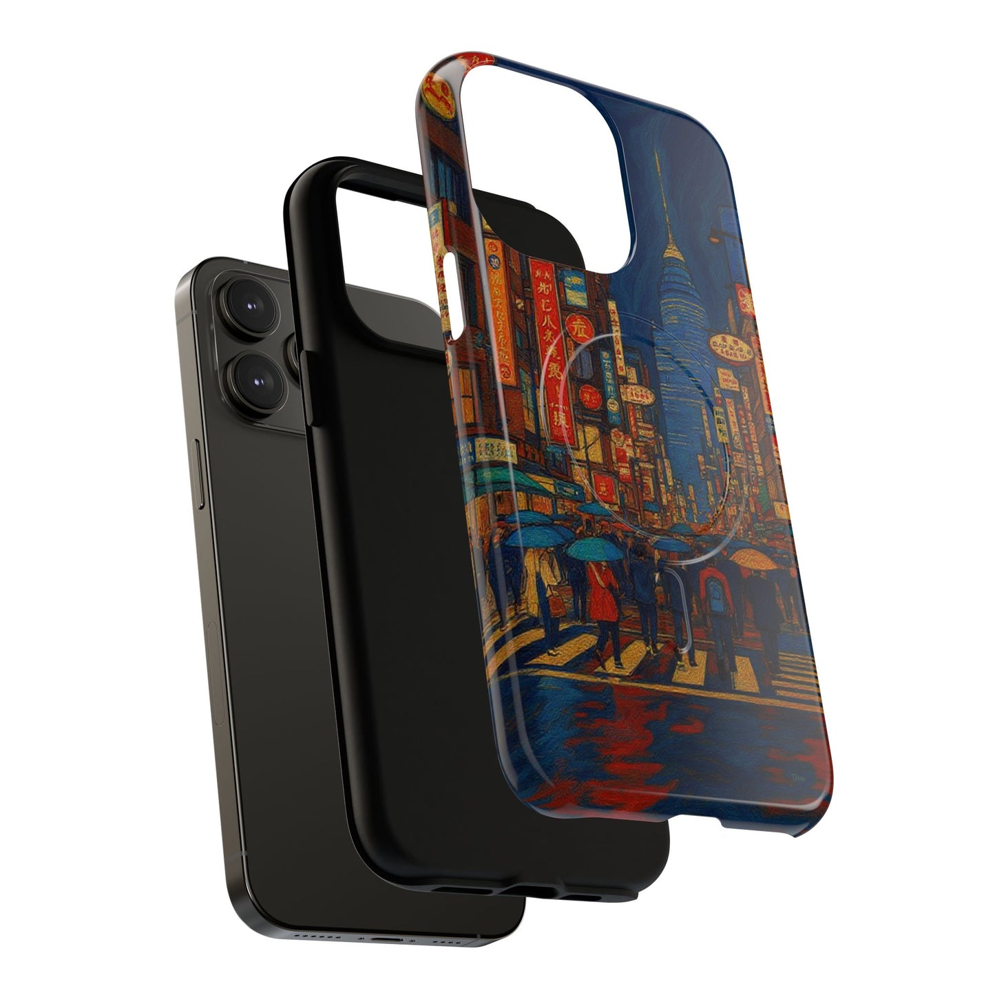 Neon Rain: Stories Beneath the City Lights MagSafe® Phone Case