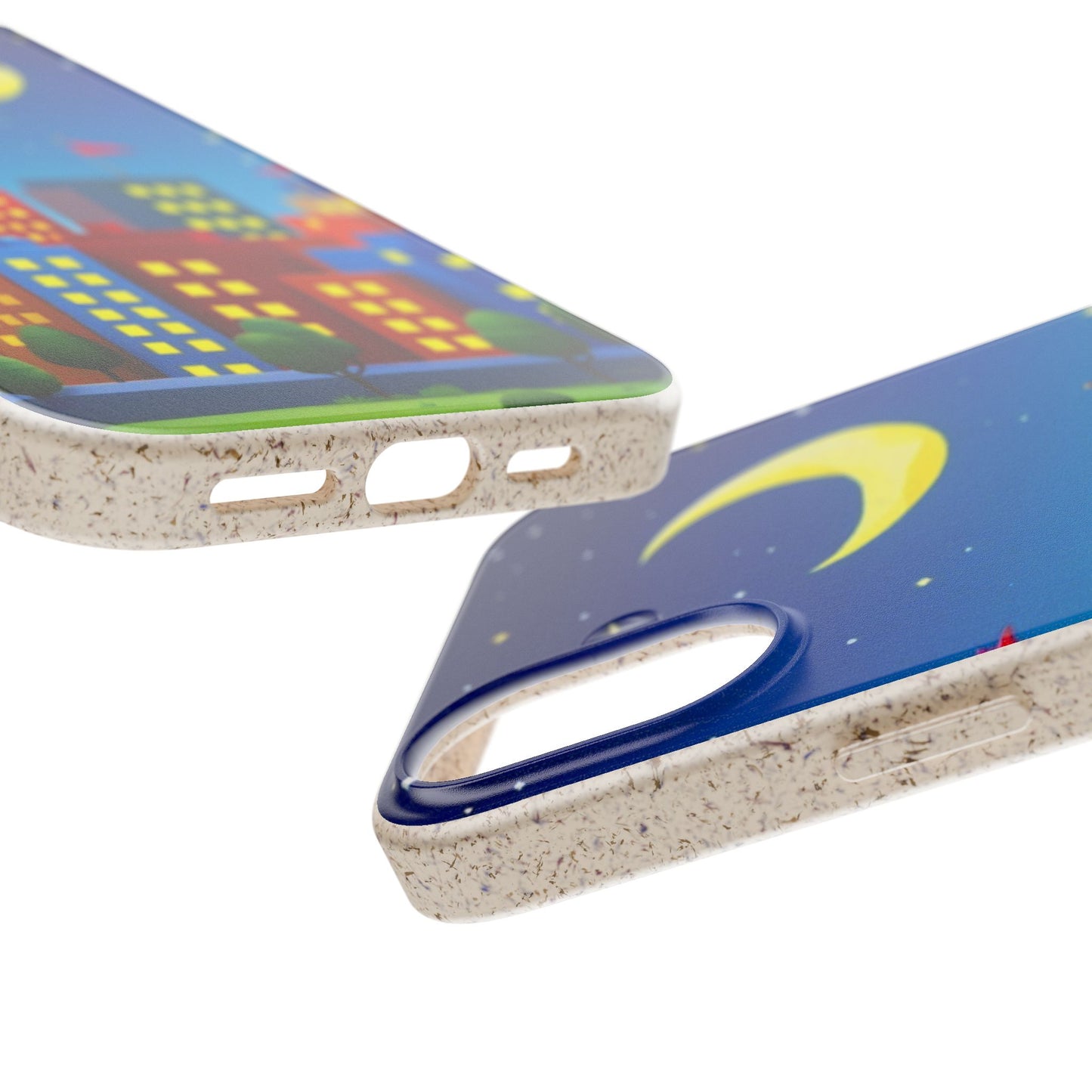 City Dreams Under the Moonlight Biodegradable Phone Case