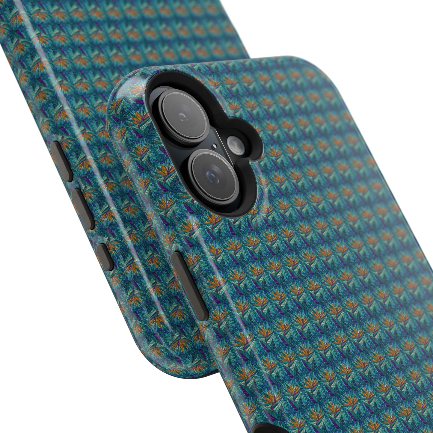 Abstract Mosaic Sunburst Pattern MagSafe® Phone case