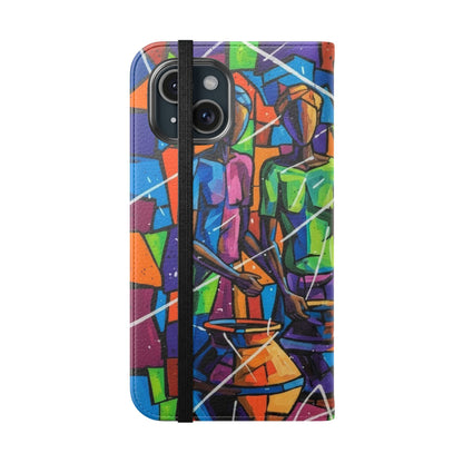 Rhythm of the Pots Flip Wallet Case