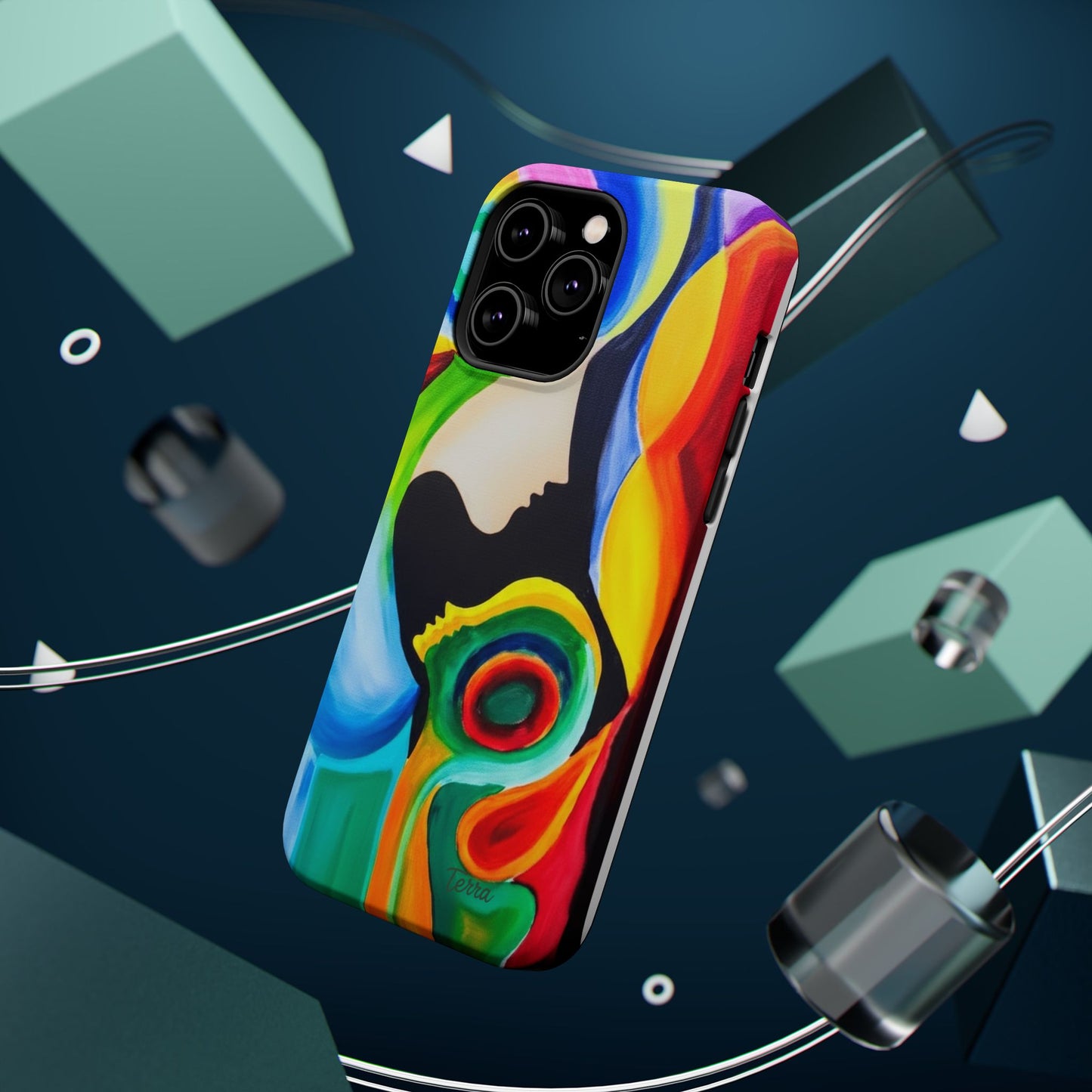 Kaleidoscope Kissed Colors – MagSafe® Phone Case