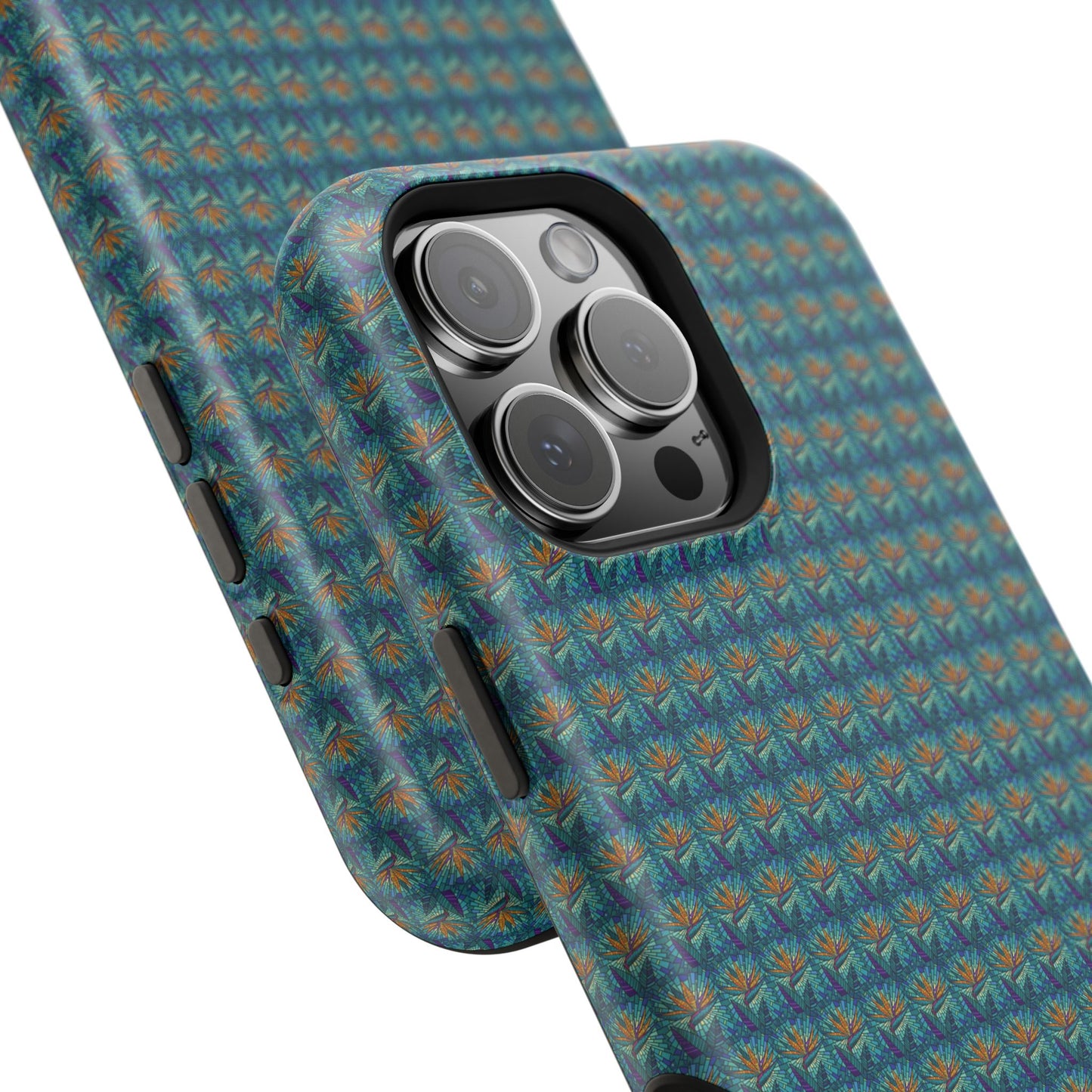 Abstract Mosaic Sunburst Pattern MagSafe® Phone case