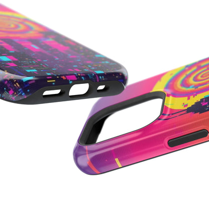 Neon Spiral Skyline Case