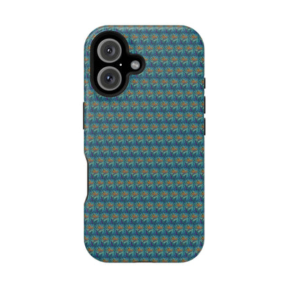 Abstract Mosaic Sunburst Pattern MagSafe® Phone case