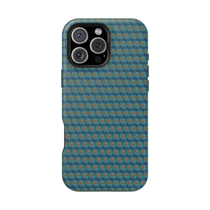 Abstract Mosaic Sunburst Pattern MagSafe® Phone case
