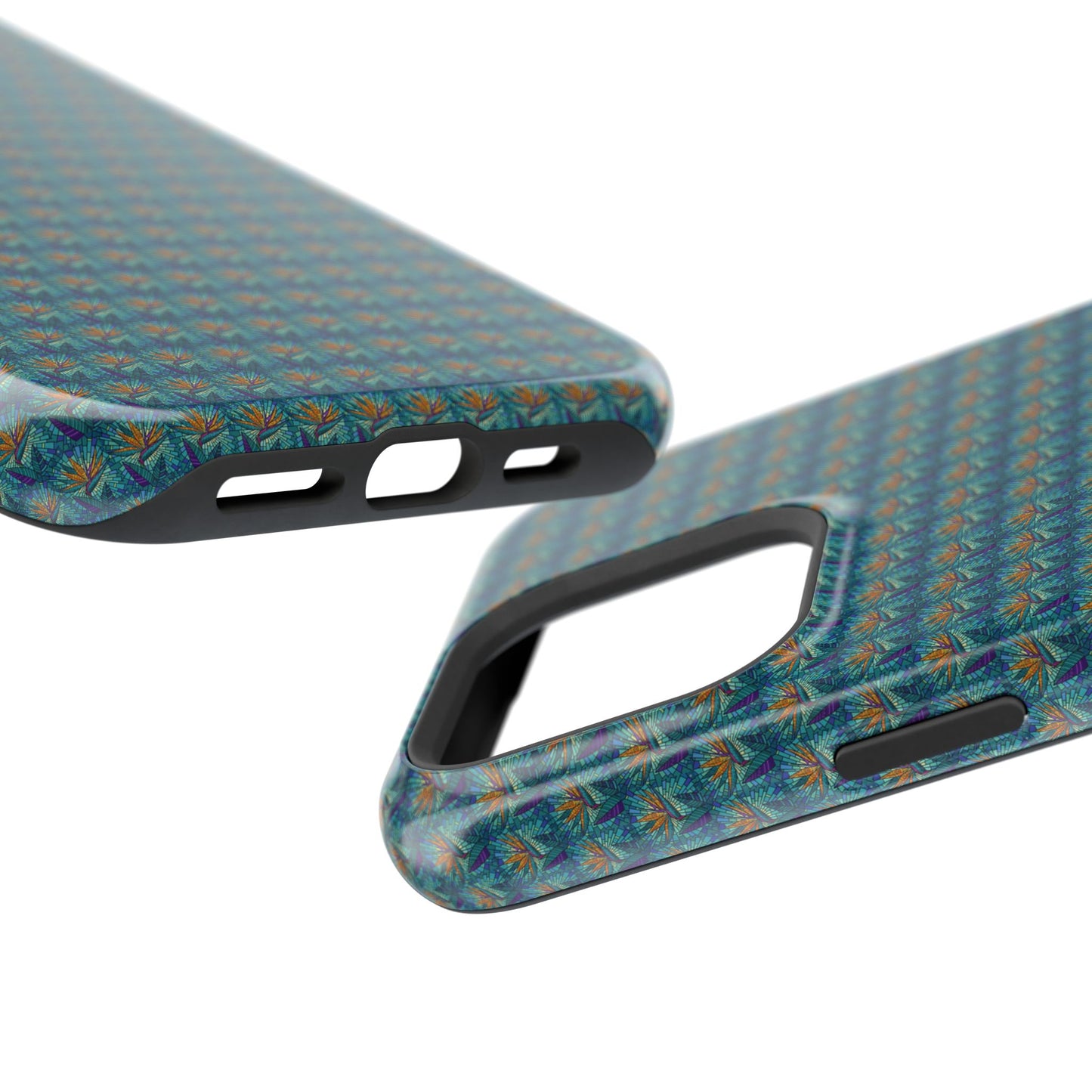 Abstract Mosaic Sunburst Pattern MagSafe® Phone case