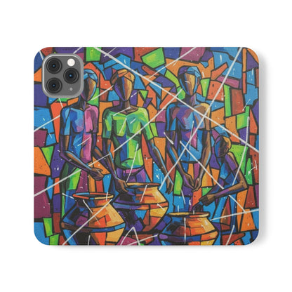 Rhythm of the Pots Flip Wallet Case