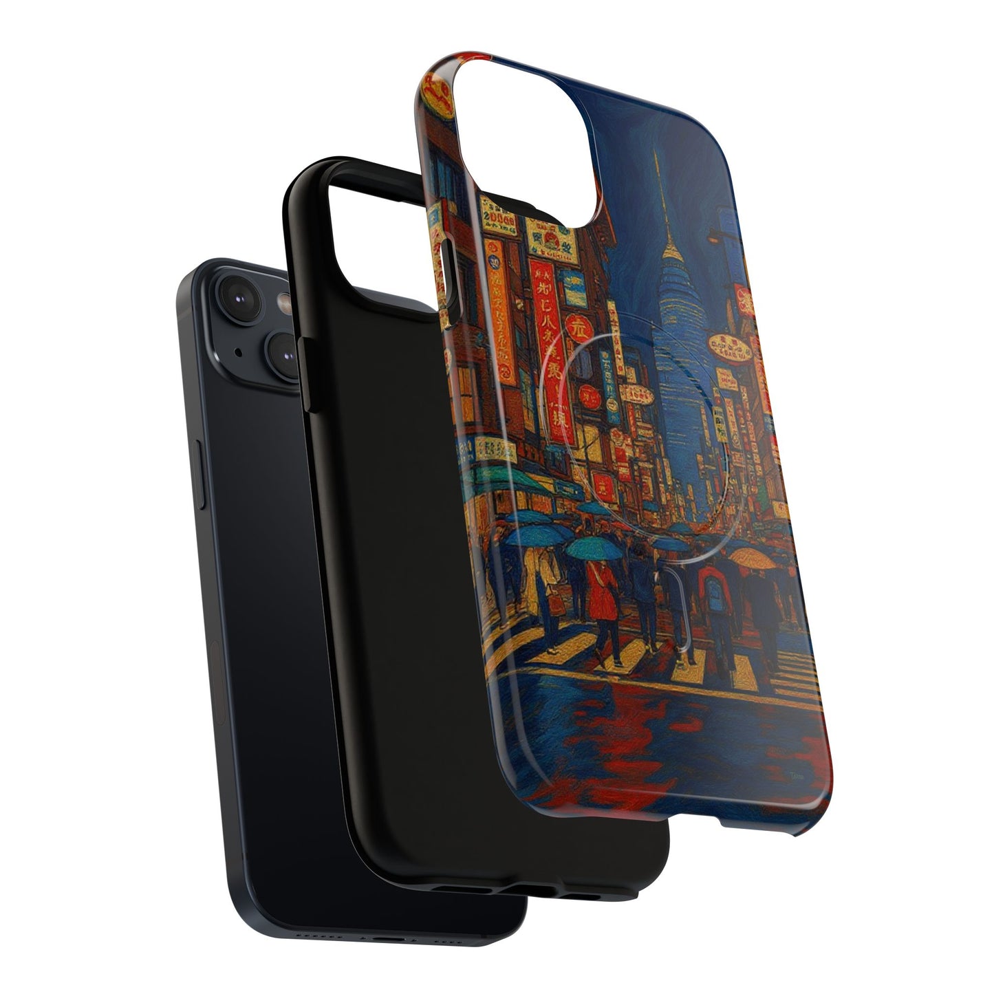 Neon Rain: Stories Beneath the City Lights MagSafe® Phone Case