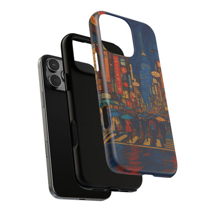 Neon Rain: Stories Beneath the City Lights MagSafe® Phone Case