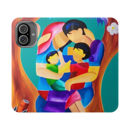 Embrace of the Filipino Family Flip Case