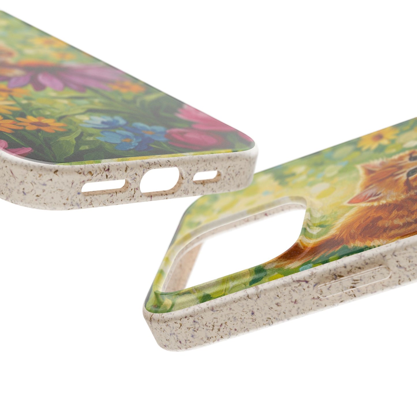 Kitten in a Sunlit Garden Biodegradable Phone Case