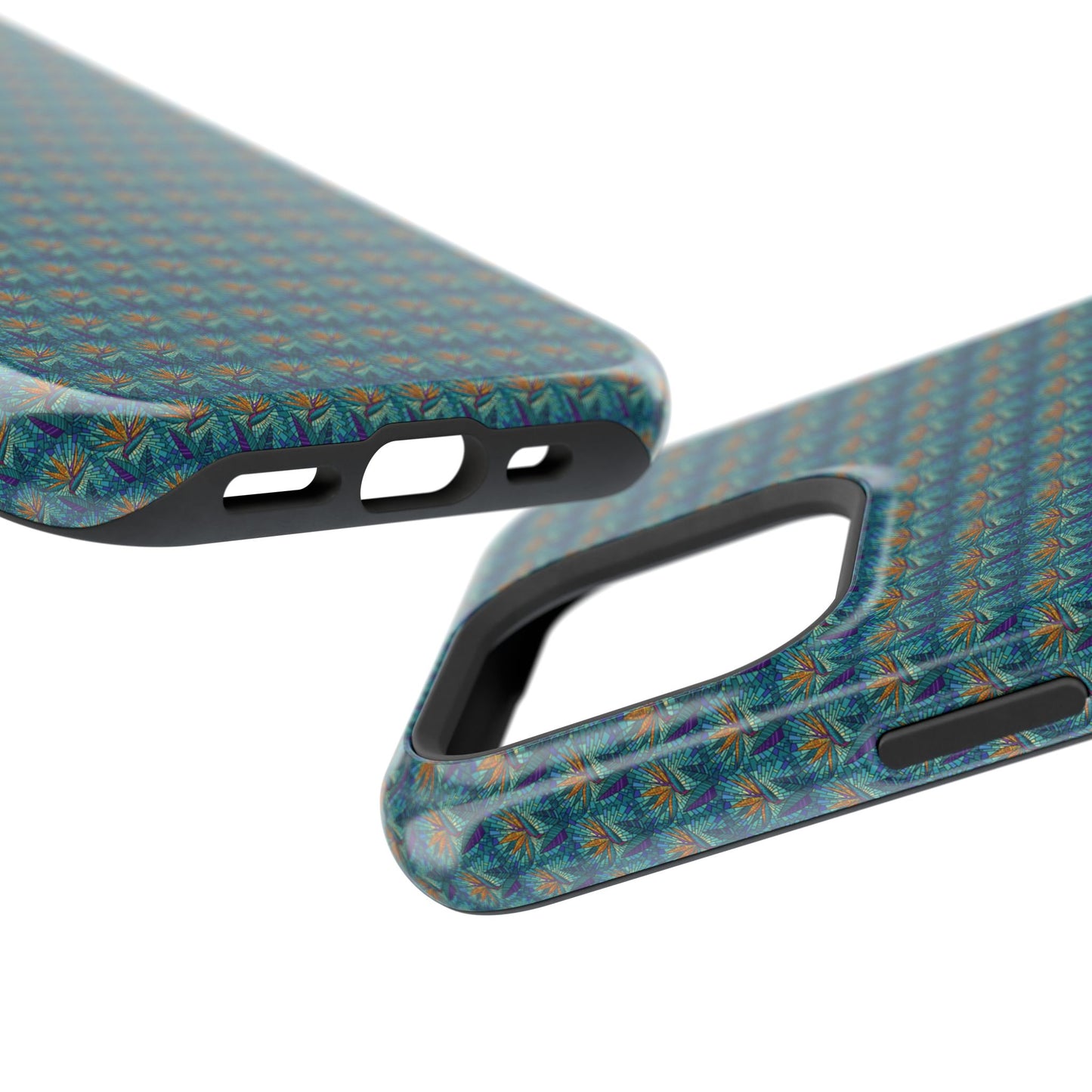 Abstract Mosaic Sunburst Pattern MagSafe® Phone case
