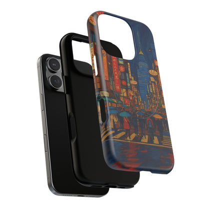 Neon Rain: Stories Beneath the City Lights MagSafe® Phone Case