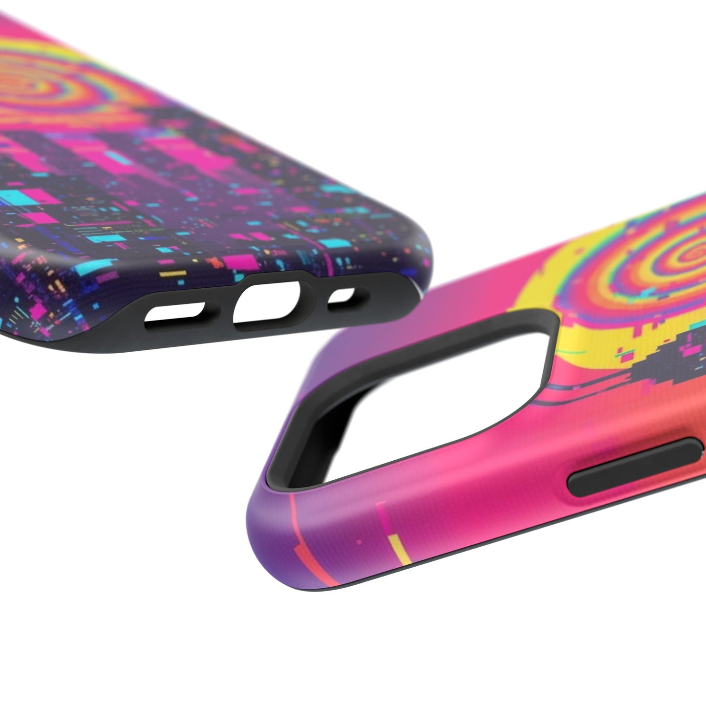 Neon Spiral Skyline Case