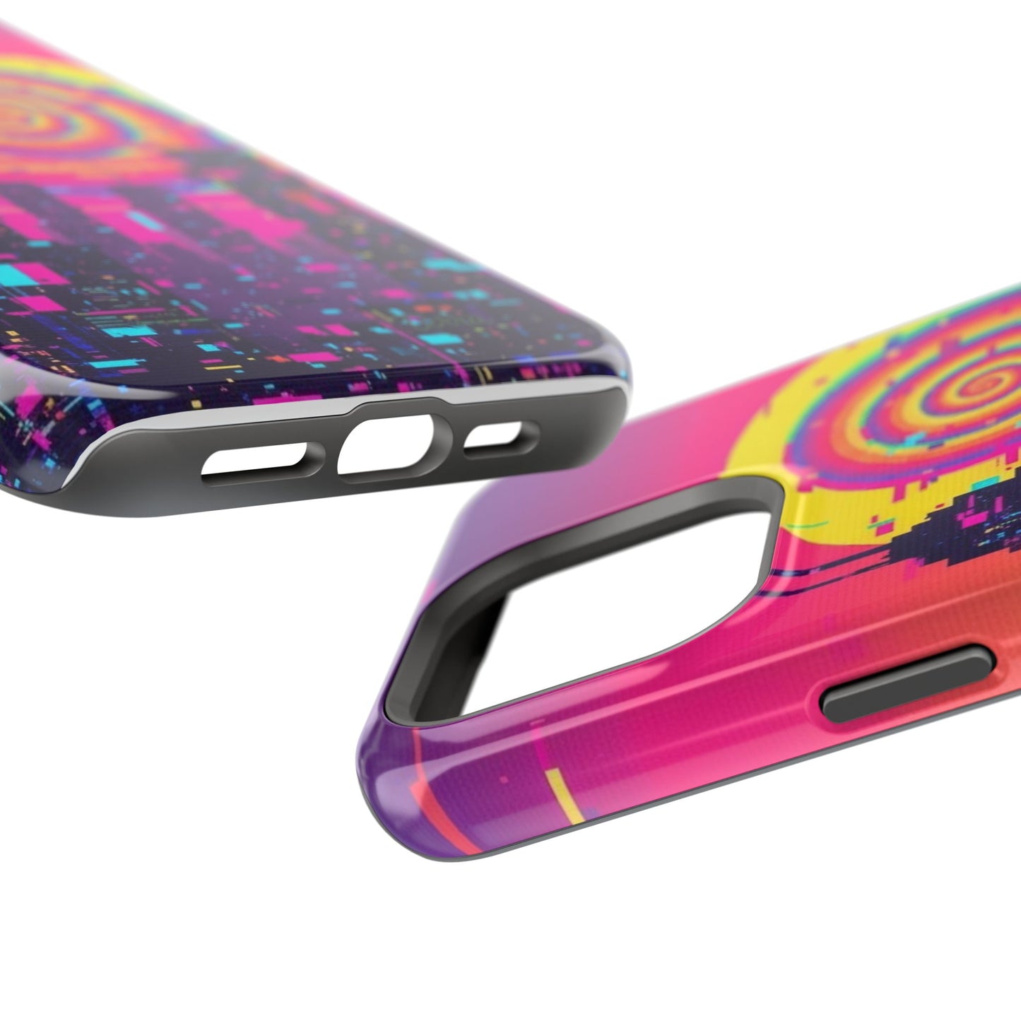Neon Spiral Skyline Case