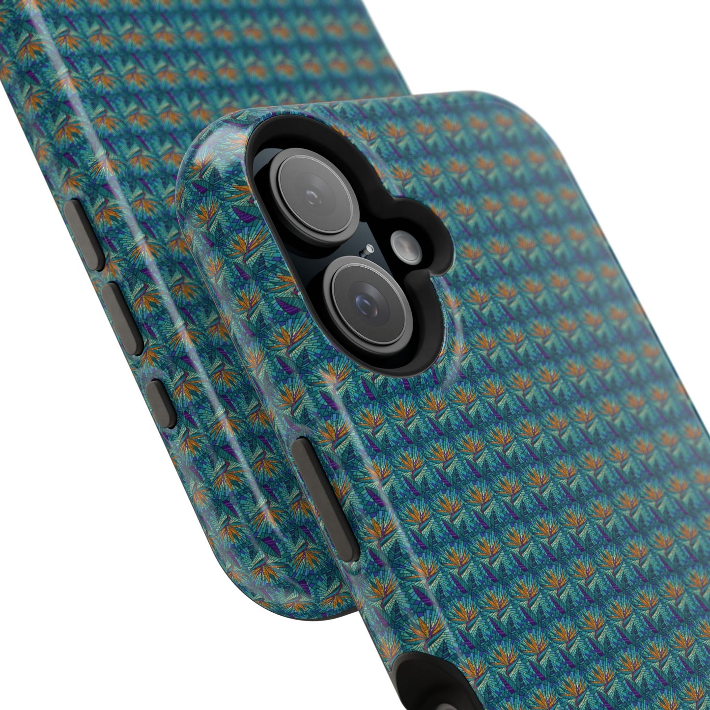 Abstract Mosaic Sunburst Pattern MagSafe® Phone case