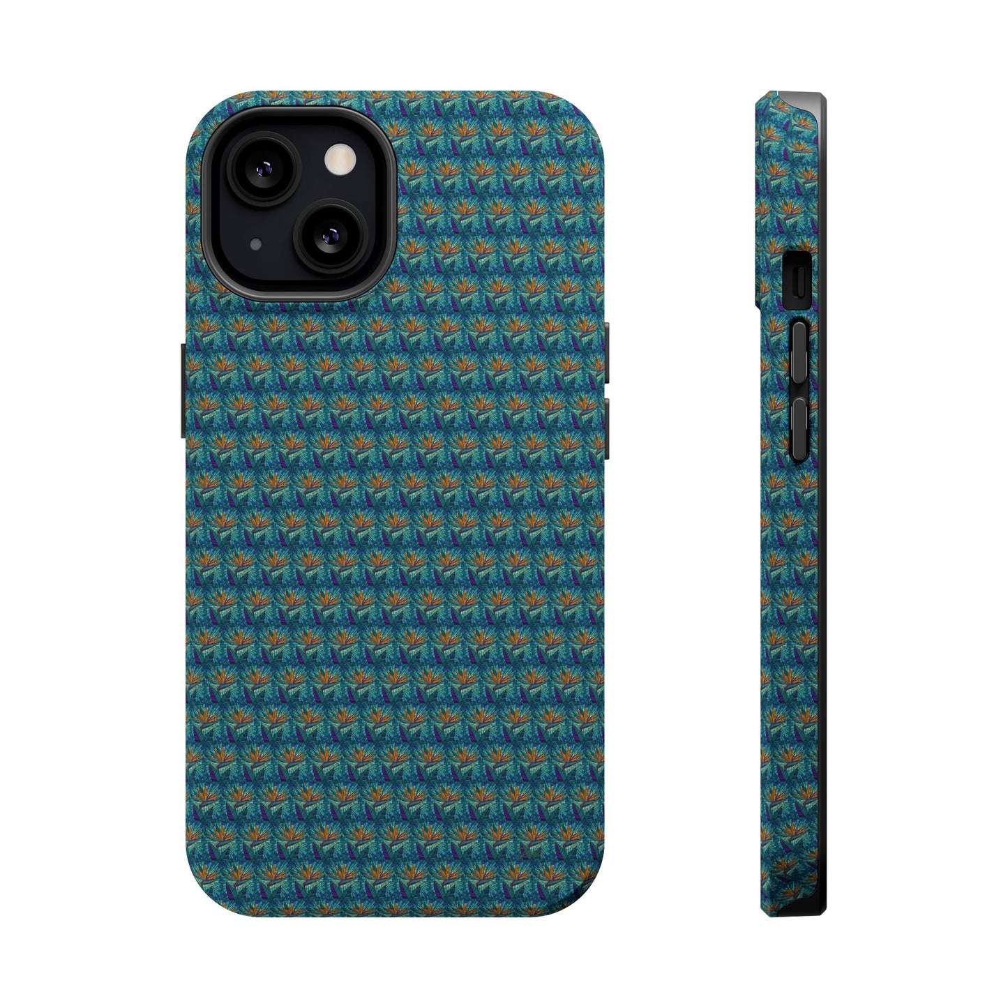 Abstract Mosaic Sunburst Pattern MagSafe® Phone case
