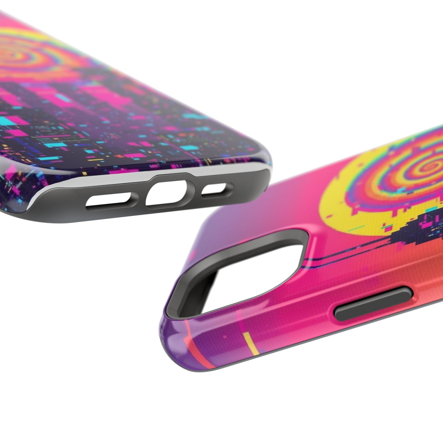 Neon Spiral Skyline Case