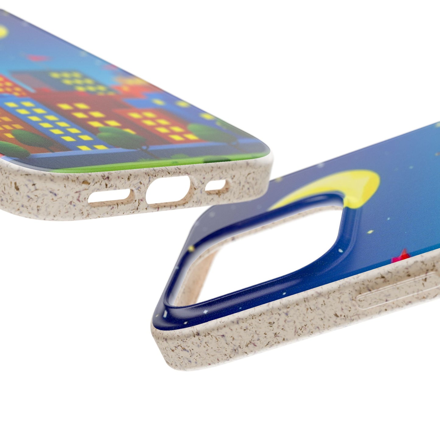 City Dreams Under the Moonlight Biodegradable Phone Case