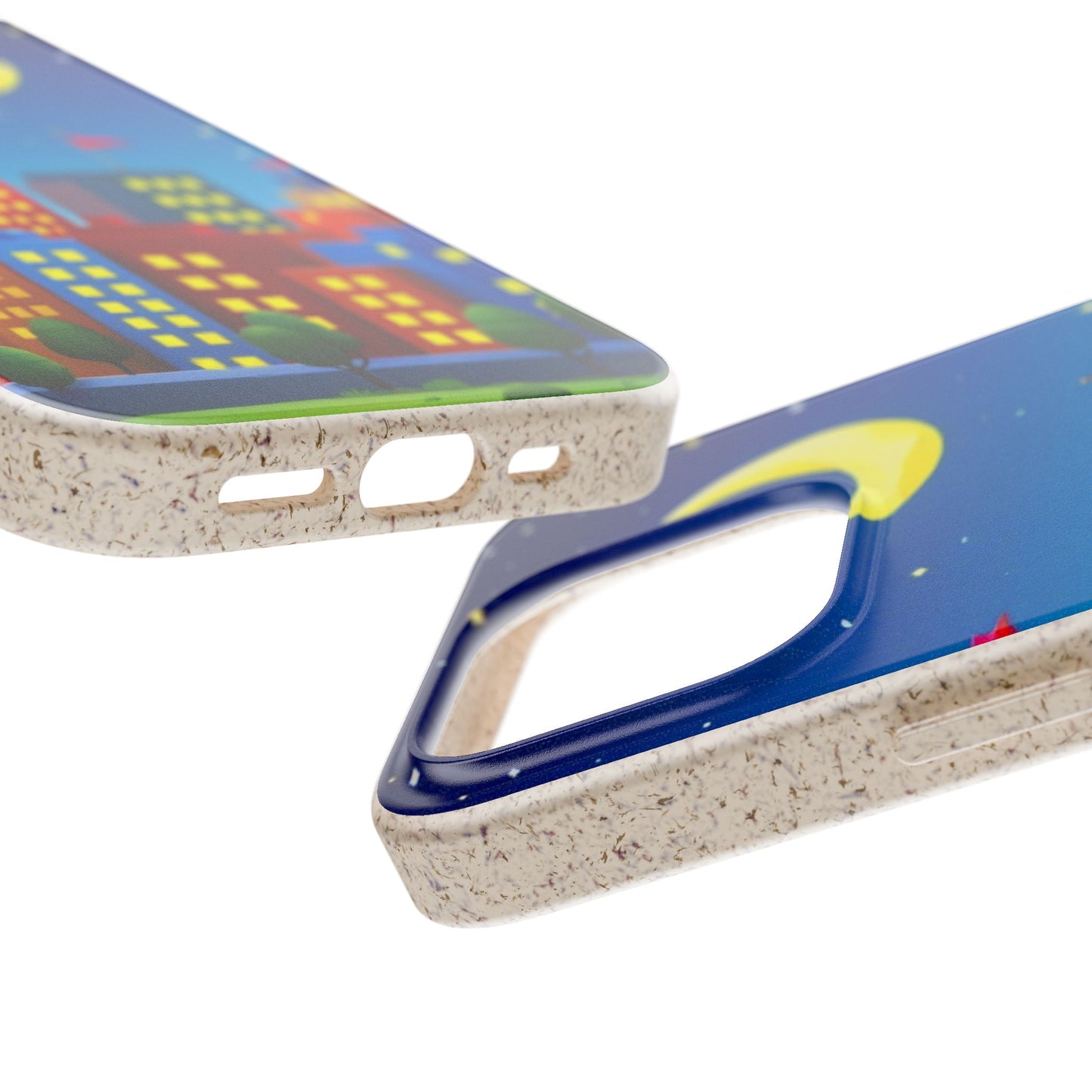 City Dreams Under the Moonlight Biodegradable Phone Case