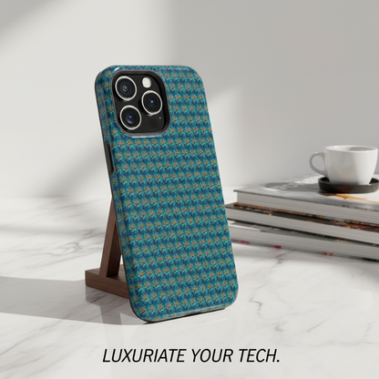 Abstract Mosaic Sunburst Pattern MagSafe® Phone case